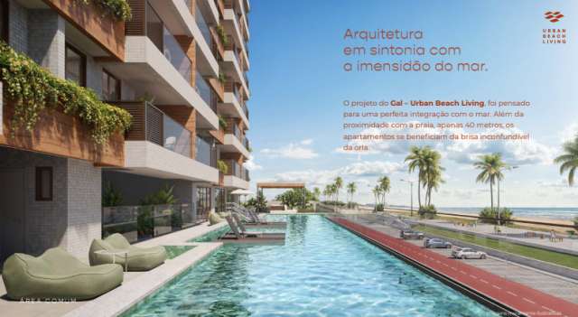GAL URBAN BEACH LIVING - LANÇAMENTO EM PITUAÇU COM 1 E 2 QUARTOS | A PARTIR DE R$ 519.856,49