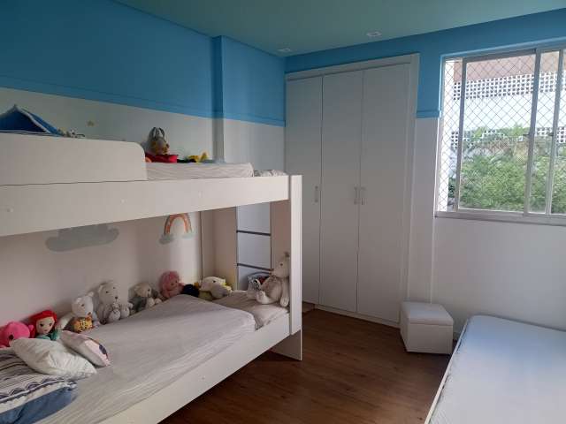 Apartamento com 3 quartos e 1 suíte, 120,00 m² para alugar por R$ 3.796,00 - Candeal, Salvador/BA  
