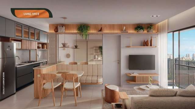 VIVAI SÃO RAFAEL | LANÇAMENTO EM SÃO RAFAEL COM 2 QUARTOS, SUITE E GARDEN - 54m²  A PARTIR DE R$373.020,42