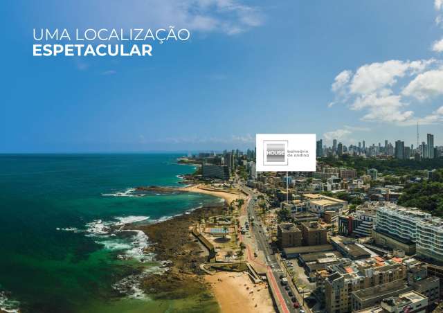 Apartamento na Ondina com 1 quarto com suíte, 39,15m² á venda por 709,000,00