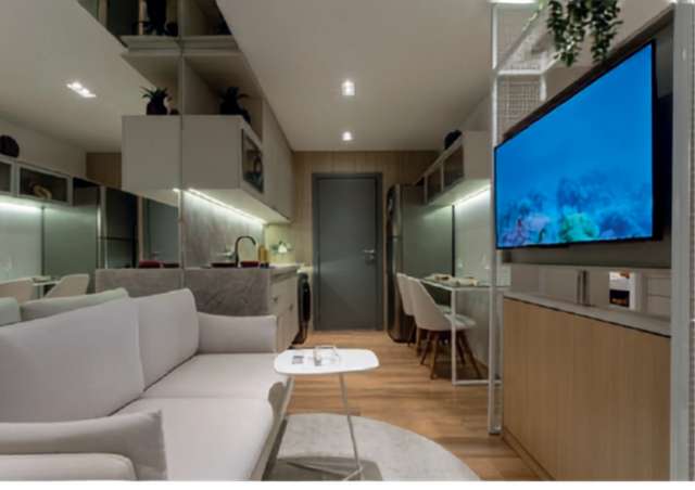 Apartamento na Ondina com 1 quarto com suíte, 39,15m² á venda por 709,000,00
