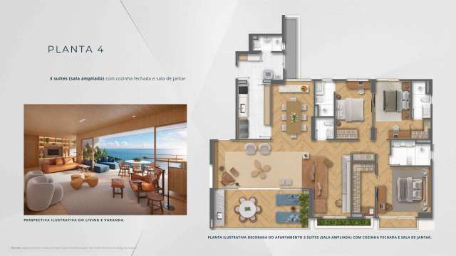 LV SQUARE | APARTAMENTO COM 3 SUITES DE 115,64m² - R$2.160.492,08