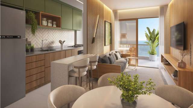 Apartamentos no Morro Ipiranga com 2 suítes, 28,19 e 57,00m² á venda a partir de 1.050.000,00