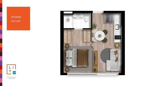 LIT 760 Jardim de Alah: Apartamentos de 1 e 2 Quartos com Vista para o Mar em Salvador | A partir de R$ 445.000,00