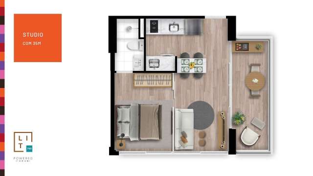 LIT 760 Jardim de Alah: Apartamentos de 1 e 2 Quartos com Vista para o Mar em Salvador | A partir de R$ 445.000,00