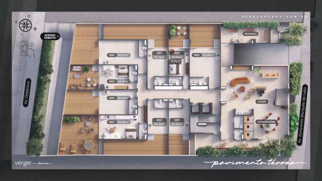 Verger Barra - Lançamento de Studios Boutique com Vista Mar | A partir de R$ 585.554,00