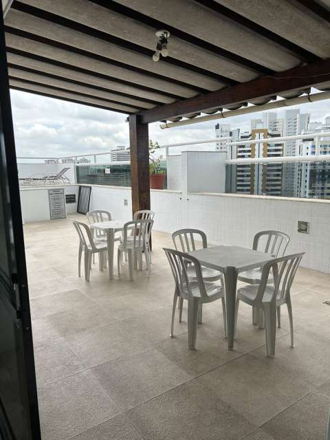 Apartamento com 1 quarto e 1 suíte, 61,04 m² para alugar por R$ 1.950,00 - Candeal - Salvador/BA 