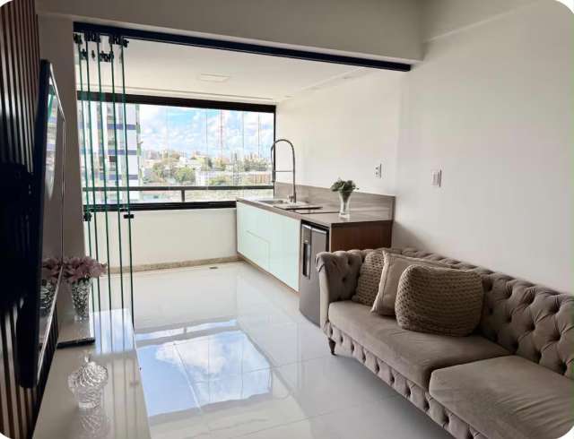 Apartamento com 2 quartos e 1 suíte, 78,00 m² para alugar por R$ 4.000,00 - Federação, Salvador/BA